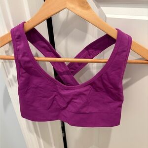JoyLab Magenta Cross-Back Sports Bra